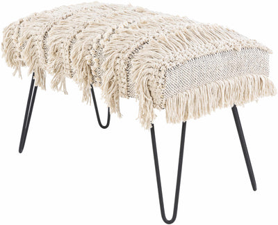 Tugbong Boho Fringe Knit Bench