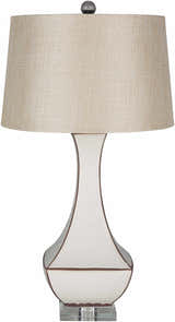 Tuka Tan Ceramic Table Lamp - Clearance