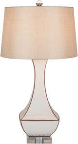 Tuka Tan Ceramic Table Lamp - Clearance