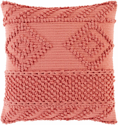 Tulay Coral Square Throw Pillow