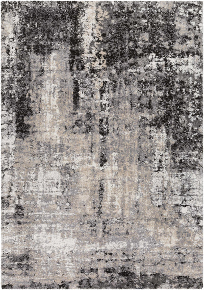 Witchford Abstract Charcoal Area Rug