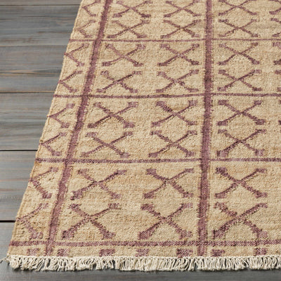 Tuscumbia Handcrafted Fringed Jute Carpet - Clearance