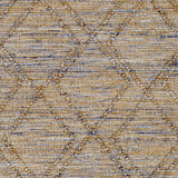 Buse Hand Woven Beige & Blue Area Rug - Clearance