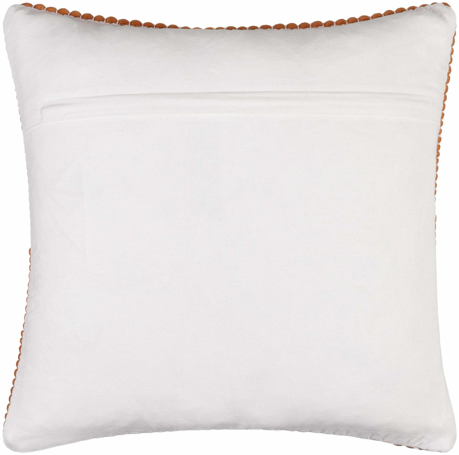 Trory Burnt Orange Throw Pillow