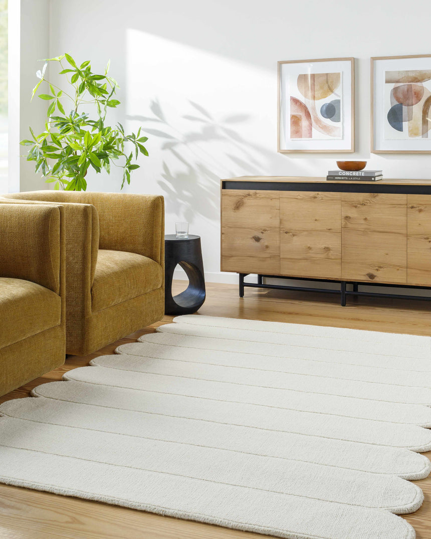 Tayte White Abstract Area Rug – Boutique Rugs