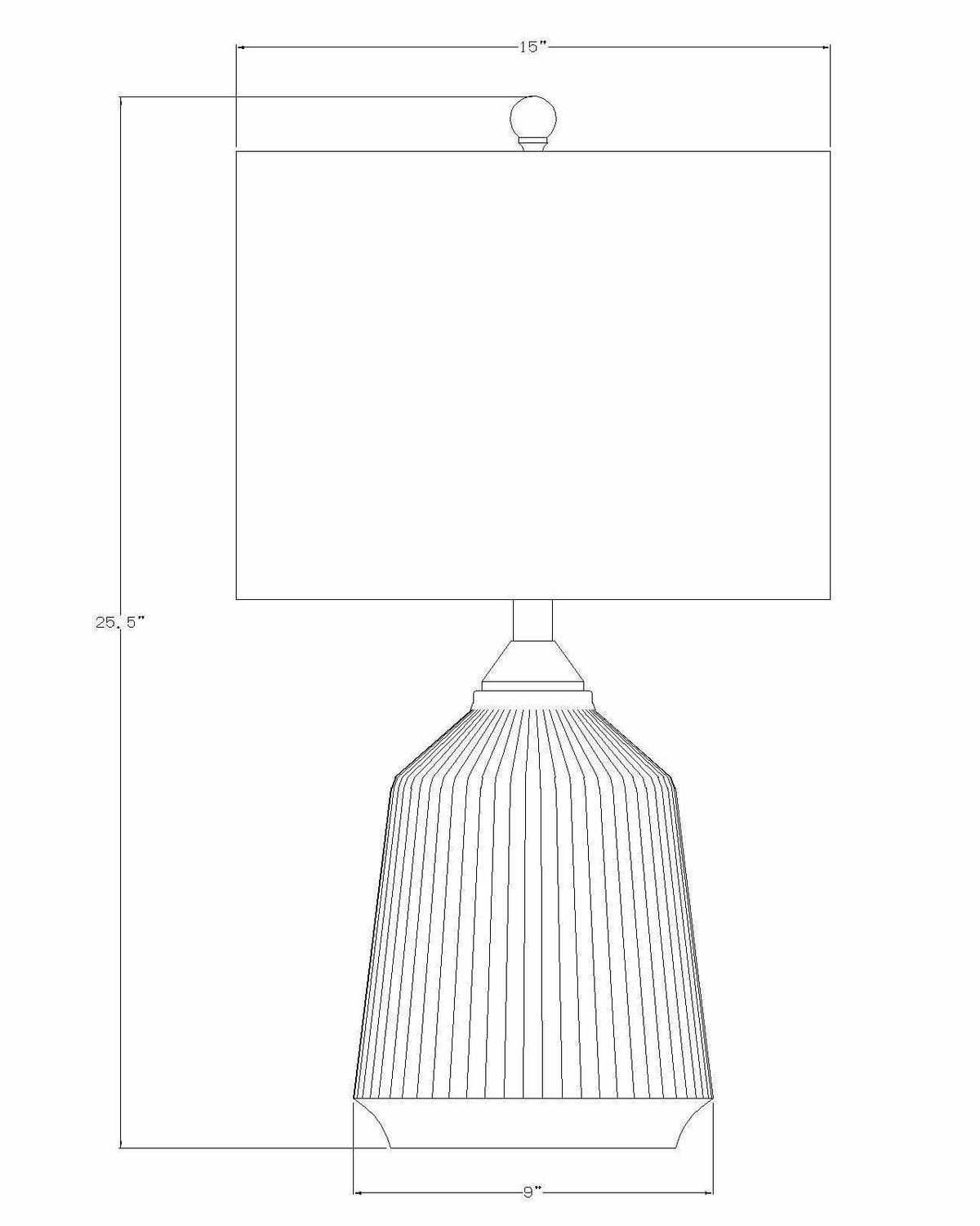 Tramutola White Table Lamp