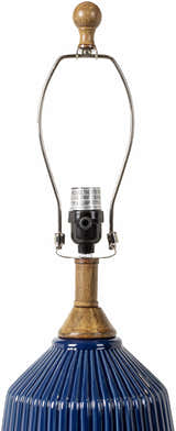 Tramutola Blue Contemporary Table Lamp