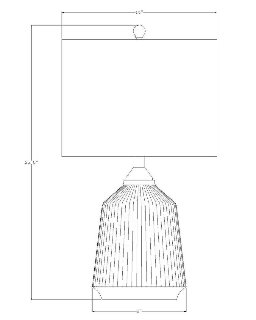 Tramutola Black Table Lamp