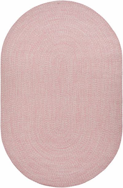 Pink Braided Faux Jute Carpet - Clearance