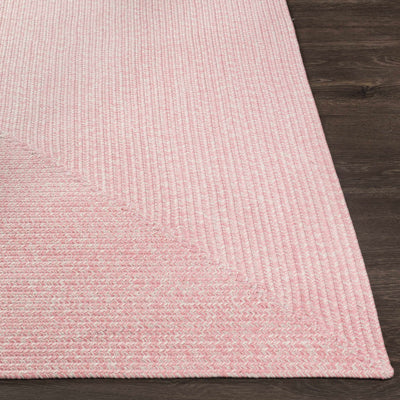 Pink Braided Faux Jute Runner - Clearance