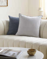Tobin Light Gray Throw Pillow