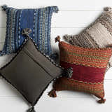 Grahamston Brown Geometric Pattern Throw Pillow