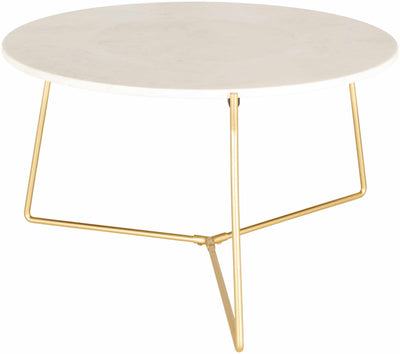 Buyo White Marble Coffee Table - Clearance