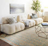 Gebze Gray Square Throw Pillow - Clearance