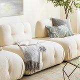 White Gray Soft Throw Blanket