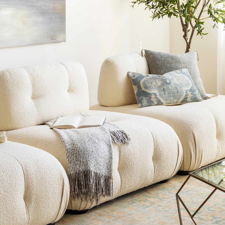 White Gray Soft Throw Blanket