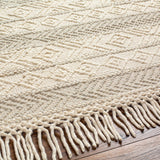 Ummi Wool Rug with Tassels - Clearance
