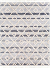 Upham High/Low Pile Rug with Tassels - Clearance