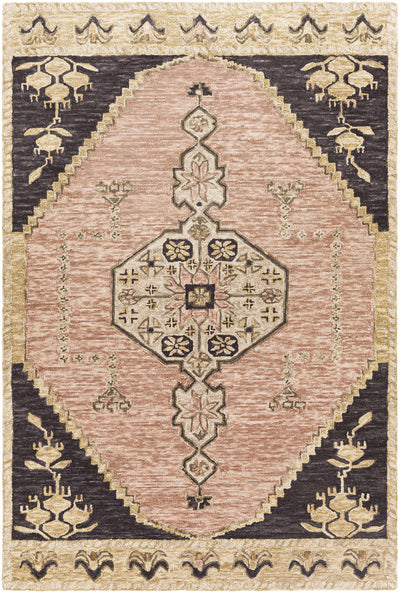 Collinsburg Traditional Pink Medallion Rug - Clearance