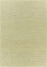 Close-up of Unique Outdoor Trellis Area Rug, Olive Green. Contemporary trellis pattern, grass green color. Design-Rectangle-537
