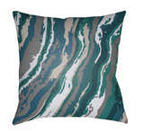 Ella Green Outdoor Throw Pillow