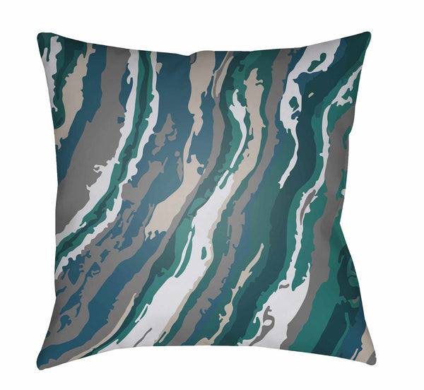 Ella Green Throw Pillow