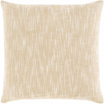 Wansford Oatmeal Square Throw Pillow - Clearance