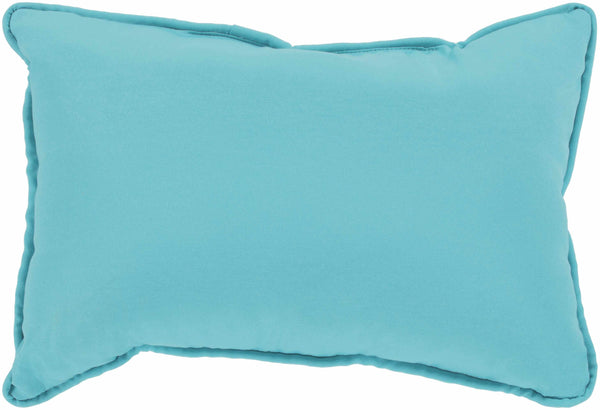 Vaiden Aqua Square Throw Pillow - Clearance