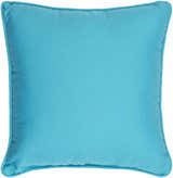 Vaiden Aqua Square Outdoor Throw Pillow - Clearance