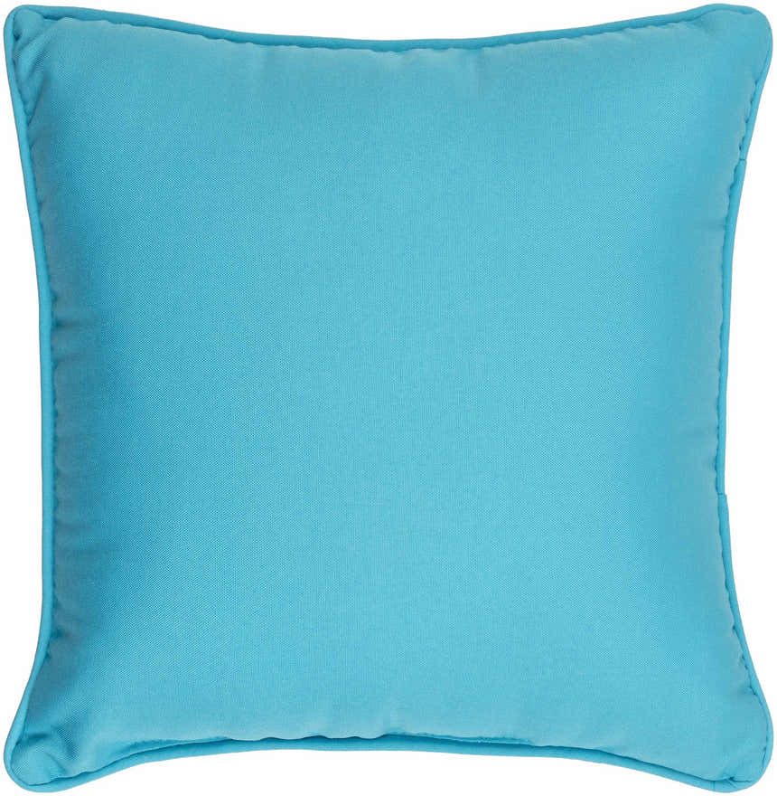 Vaiden Aqua Square Outdoor Throw Pillow - Clearance