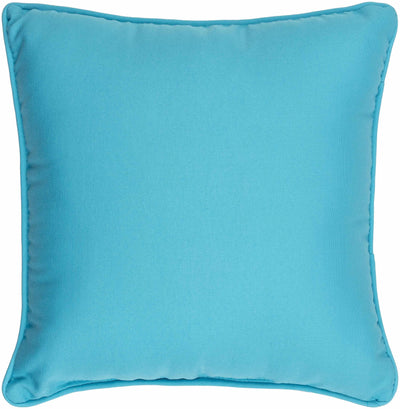 Vaiden Aqua Square Throw Pillow - Clearance