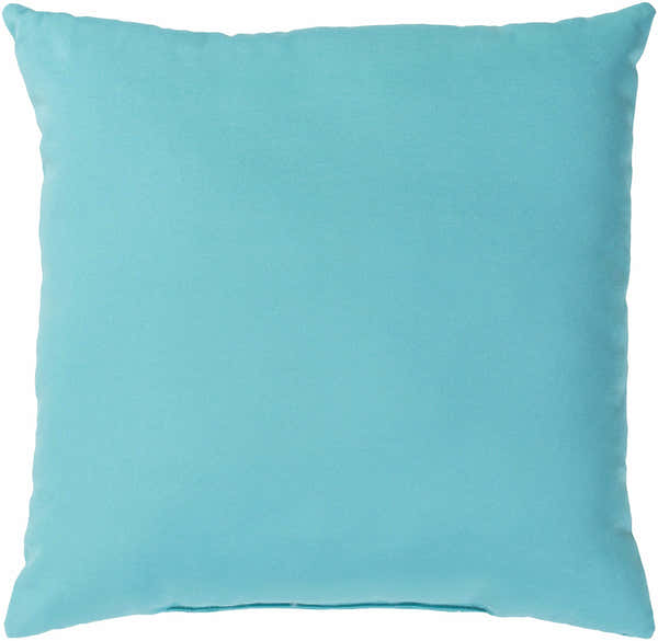 Vaiden Aqua Square Outdoor Throw Pillow - Clearance