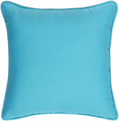 Vaiden Aqua Square Throw Pillow - Clearance