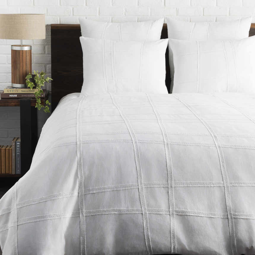 Valladolid White Upholstered Bedding