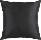 Vantage Black Square Throw Pillow - Clearance