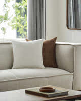 Vedat Ivory Throw Pillow - Clearance