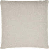 Vedat Pebble Gray Throw Pillow
