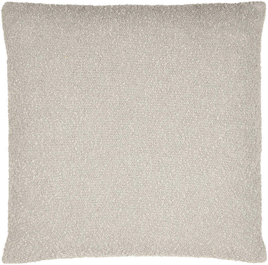 Vedat Pebble Gray Throw Pillow