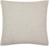 Vedat Pebble Gray Throw Pillow