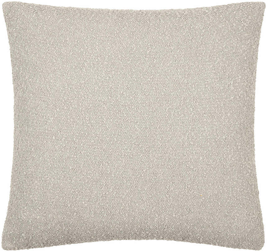 Vedat Pebble Gray Throw Pillow