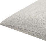 Vedat Pebble Gray Throw Pillow