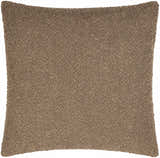 Vedat Earthy Brown Throw Pillow - Clearance