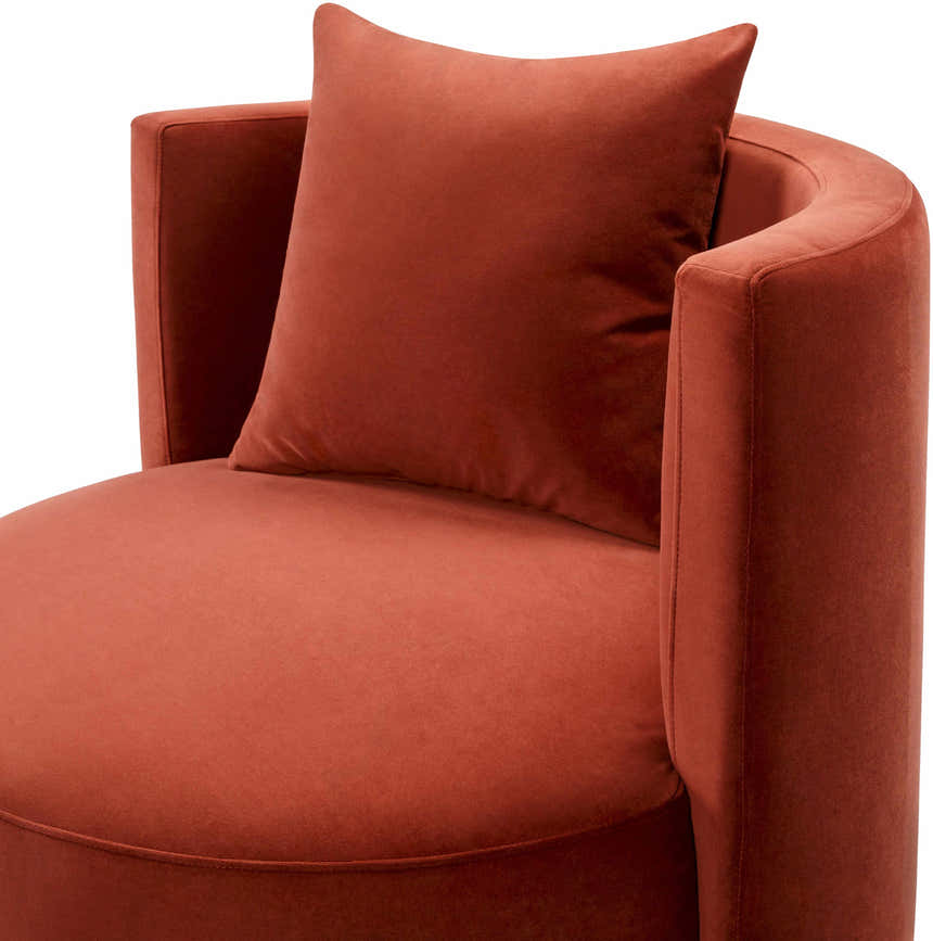 Vendychany Burgundy Swivel Chair - Clearance