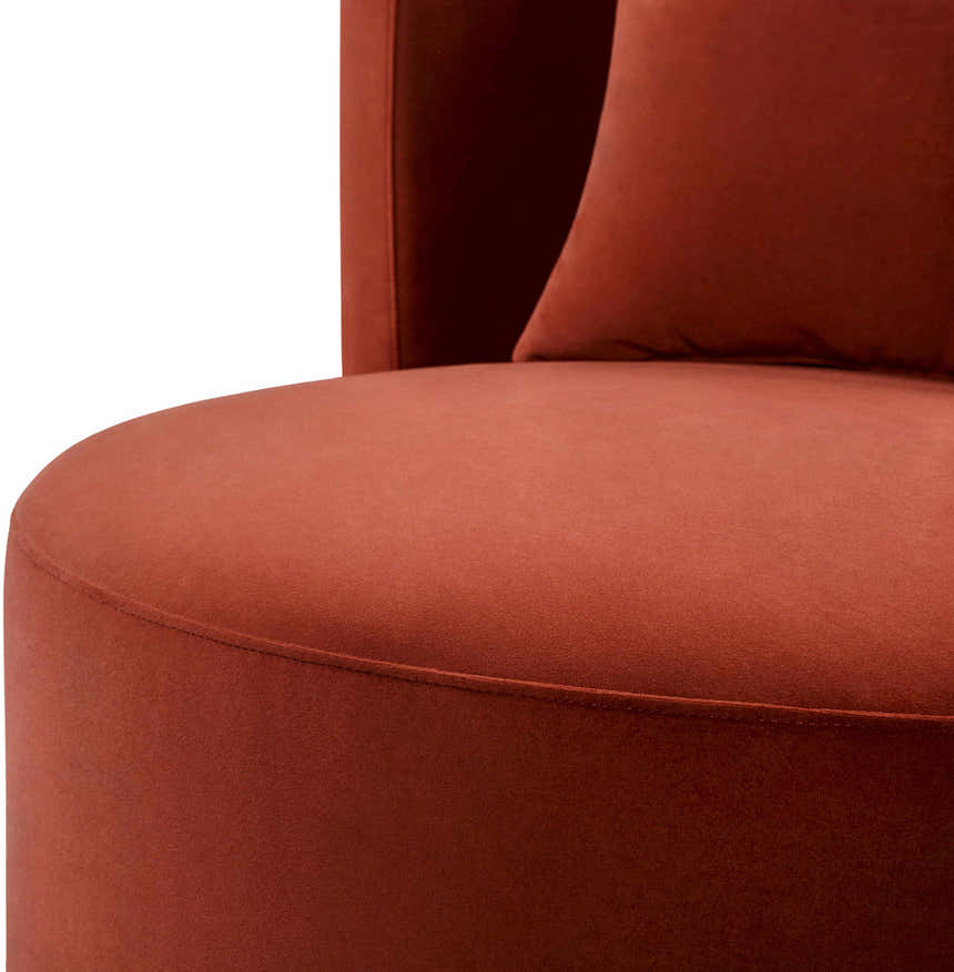 Vendychany Burgundy Swivel Chair - Clearance