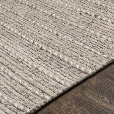 Cream Veruela Wool Blend Braided Tassel Area Rug