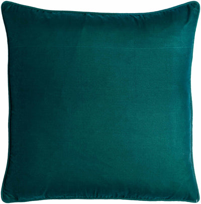 Coye Deep Teal Square Throw Pillow - Clearance