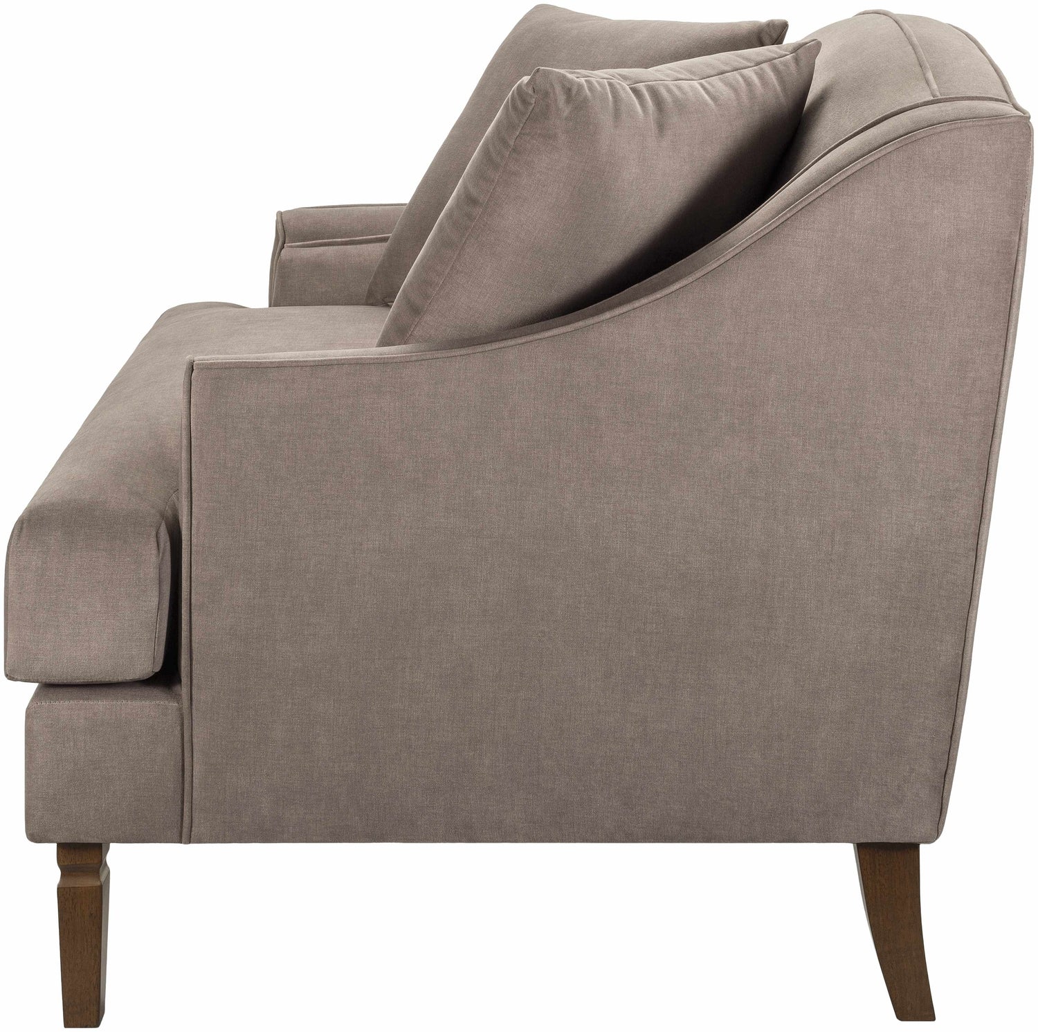 Villovieco Dark Brown Accent Chair