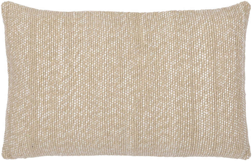 Evan Oatmeal Square Throw Pillow - Clearance