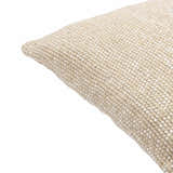 Evan Oatmeal Square Throw Pillow - Clearance