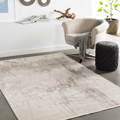 Eulomogo Beige Abstract carpet - Clearance